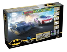 Scalextric G1155T Micro Scalextric Batman vs Joker 1/64 Set (Battery)