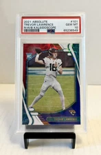2021 Absolute Trevor Lawrence #101 RWB Kaleidoscope PSA 10 Rookie