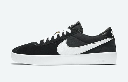 Nike SB Bruin React Black White Suede 