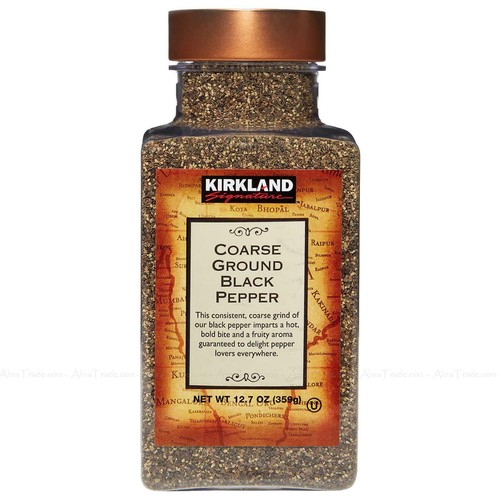Kirkland Signature Spice Seasoning Dressing Coarse Ground Black Pepper