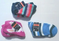 West Loop Women's Cozy Socks Lot - Size 4-10 (3 pairs) BRAND NEW WITH TAGS