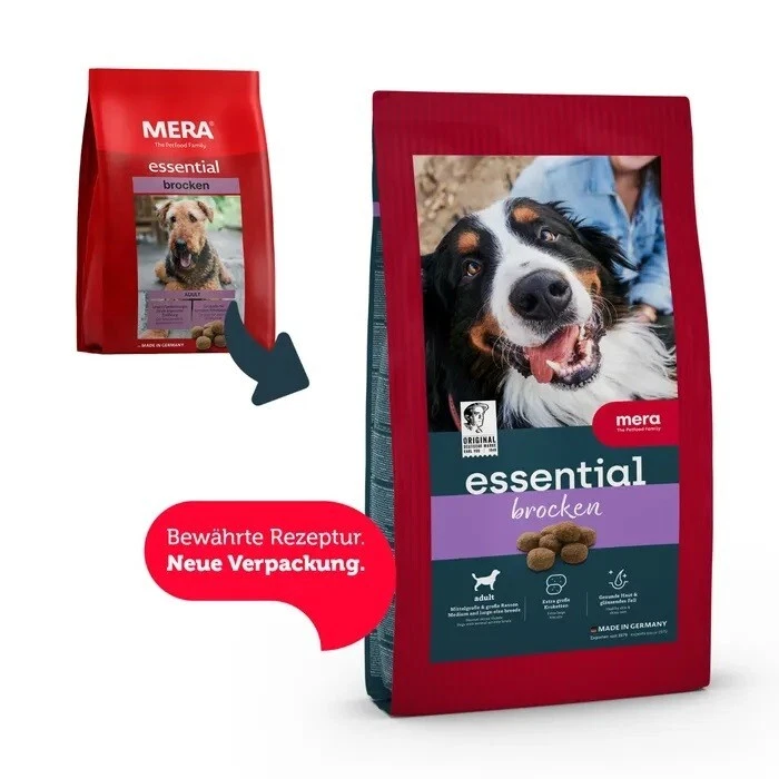 Mera Essential Brocken 2x12,5kg Trockenfutter für Hunde normal aktiv - Bild 2 von 4