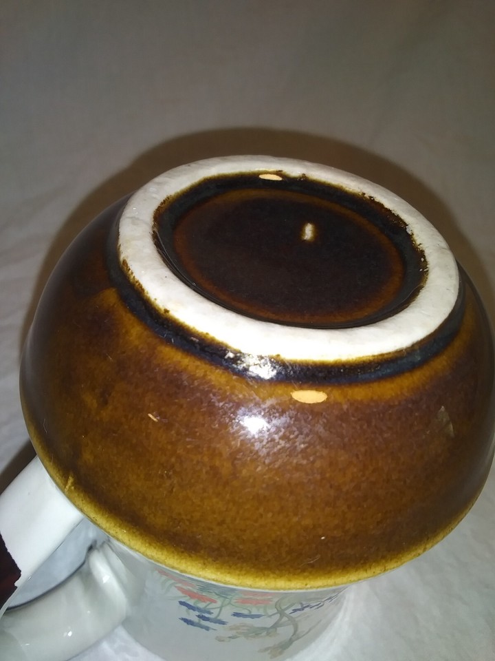 VINTAGE COFFEE MUG FLORAL DESIGN eBay