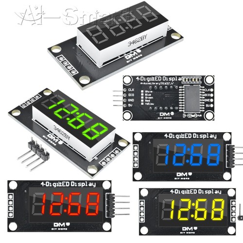 TM1637 4-Bits Digit 0.36"/0.56" inch 7 segment LED Display Module Clock Tube - Picture 3 of 62