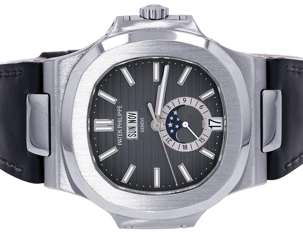 Patek Philippe — Patek Philippe Nautilus 5726A-001 40MM Leather Strap