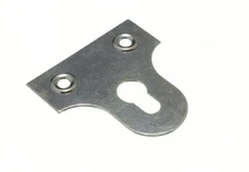 New 8 X Glass / Mirror / Picture Hanging Plate Bracket CP Slotted 50mm - Onestop