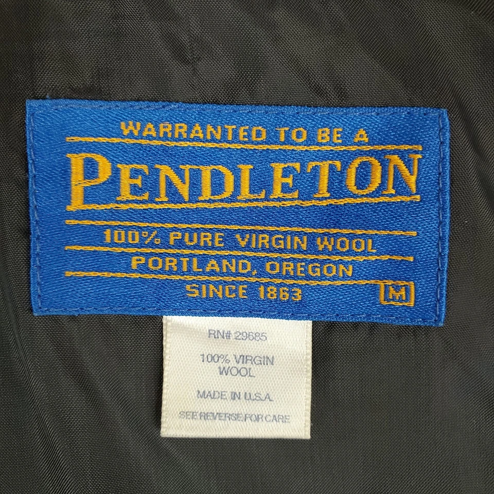 Chaqueta de campo de colección Pendleton talla mediana 100 % lana virgen hecha en EE. UU. espiga para hombre Foto 4 de 4