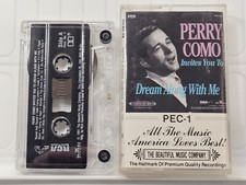 PERRY COMO INVITES YOU TO DREAM ALONG WITH ME Tape 1 Cassette, 1991, RCA 