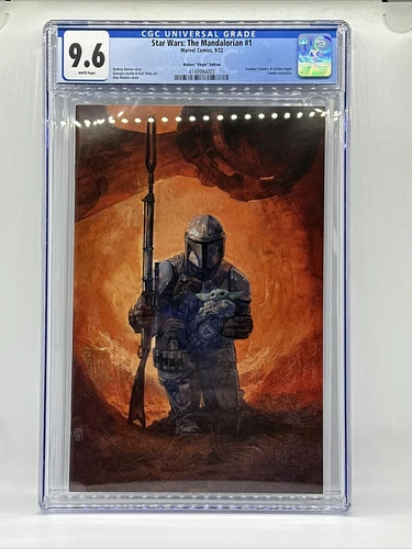 Star Wars The Mandalorian #1 CGC 9.6 Maleev Virgin Exclusive Variant Marvel 2022