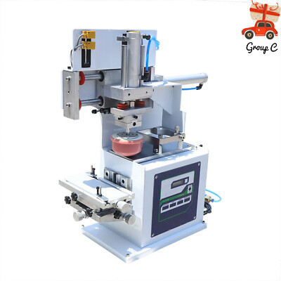 Pneumatic Pad Printing Machine Sealed Ink Pad Printer Cups Stamping Embossing
