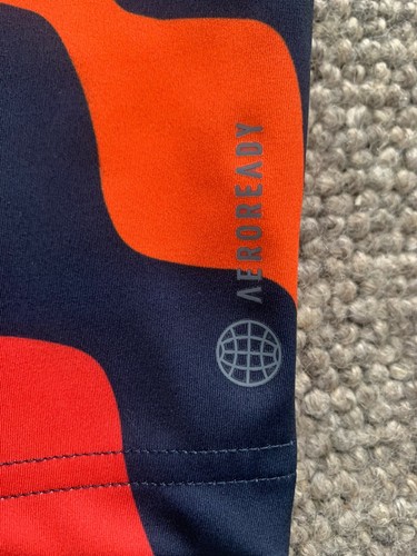 Adidas Marimekko Cropped Tank Top, Navy/Orange/Red, Sz M (12-14), Exc.Cond - Picture 7 of 7