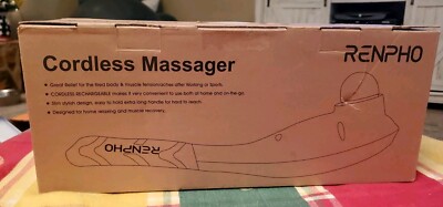 New in Box Renpho  Hand Held Cordless Deep Tissue Massager EM-2016C