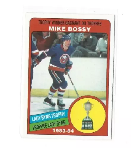 1984-85 O-Pee-Chee #376 Mike Bossy Byng NMMT