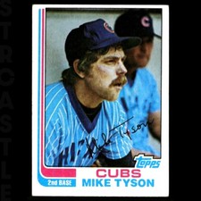 1982 Topps - Mike Tyson #62 Chicago Cubs ⚾ Baseball Card