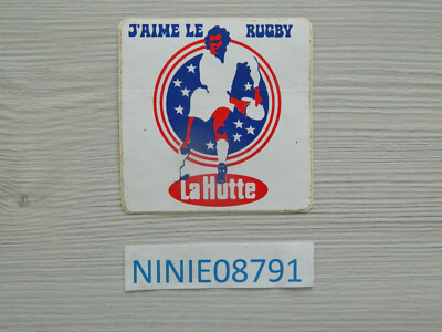STICKER I LOVE Le RUGBY LA HUTTE STICKER I LOVE RUGBY RIDING LA HUTTE