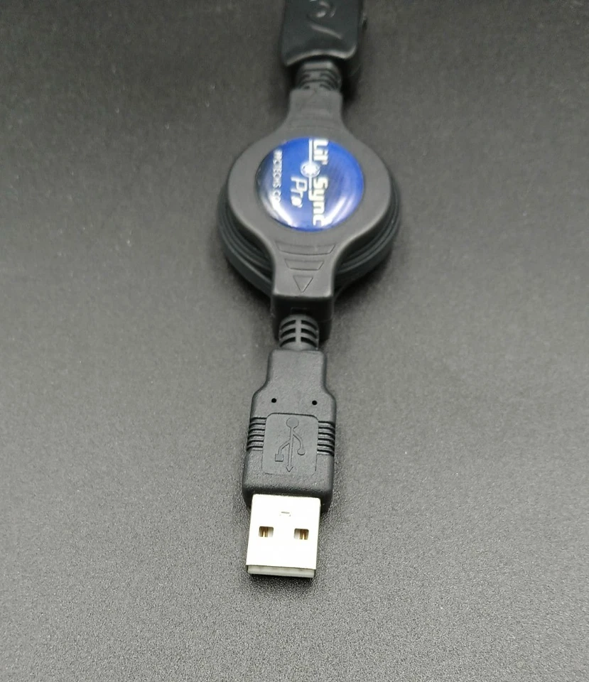 Retractable USB Sync Cable For HP iPAQ 1900 2200 3800 3900 5000 Series - USED - Image 4 of 4