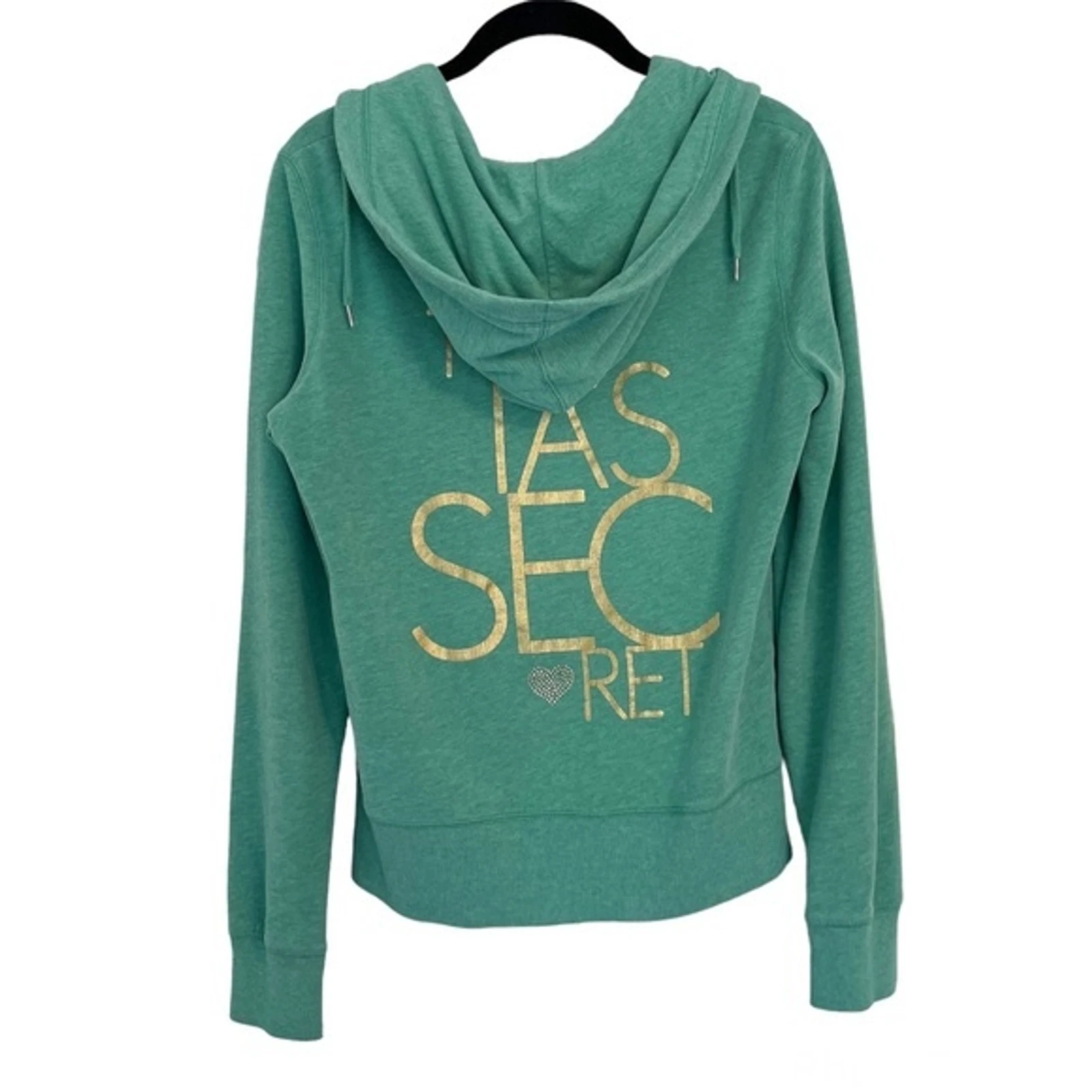 UNDERCOVER Giacca con cappuccio con logo Victoria's Secret Supermodel Essentials taglia verde medio