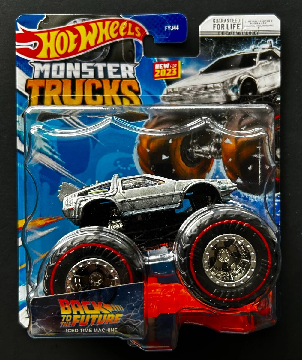 Hot Wheels Monster Truck Iced Time Machine Back To The Future Treasure Hunt