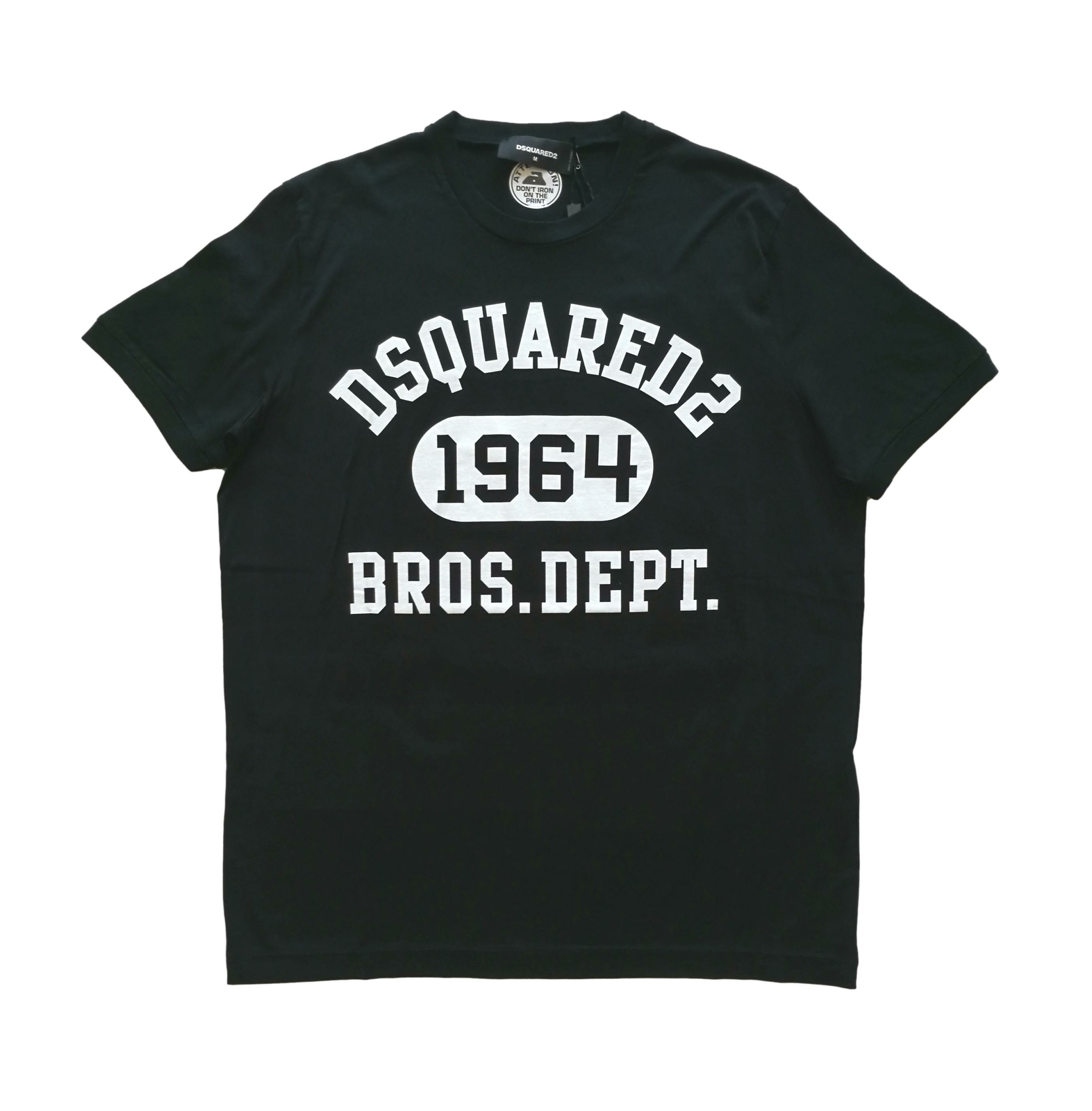 DSQUARED maglia t-shirt uomo manica corta bros dept S74GD0759 nero tg.M -  Shopping.com