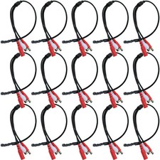 15 Pcs Mini Mic Microphone for Audio Home Office Security Camera DVR System
