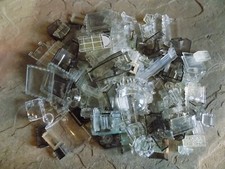 Transparent Clear  Dark Gray Legos Assorted Pieces 1 Lb