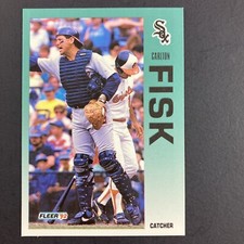 Carlton Fisk 1992 Fleer Card #79 MLB Chicago White Sox