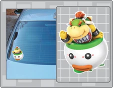 BOWSER JR. Vinyl Decal #1 Car Truck Window Super Smash Brothers Sticker