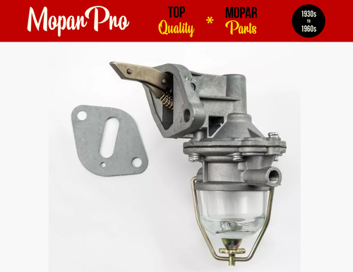 Brand New Fuel Pump For 1949-54 Plymouth & Chrysler Flathead Six - MoparPro 1313762-1331277