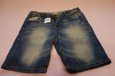 P87  Jungshose - Jeans Kurzhose Gr. 164 blau stonewash Optik alive Boys x denim