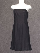 RALPH LAUREN Navy Blue Spaghetti Strap Sheath DRESS SZ 2 NEW