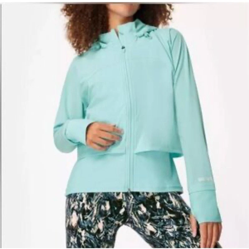 sweaty-betty fast track water resistant athleisure jacket