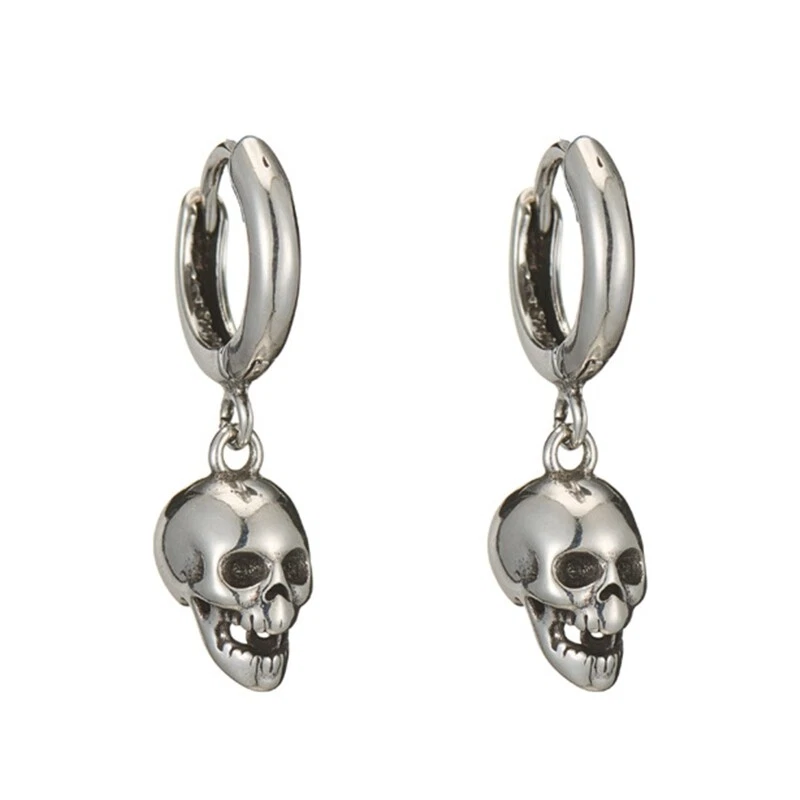 Skull earrings best sale