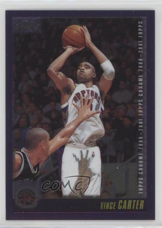 2000-01 Topps Chrome Vince Carter #33 HOF 18gu