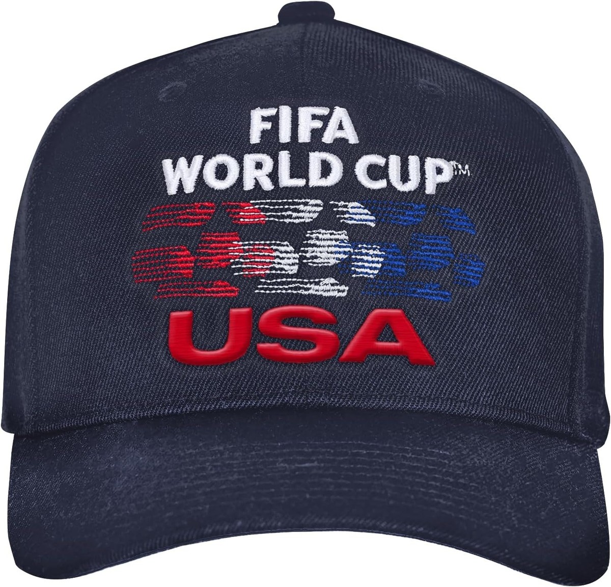 USA Soccer Fan Cap - 2026 FIFA World Cup Snapback with Raised