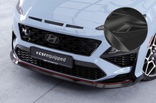 Cup Spoiler Lippe Front Carbon Look für Hyundai Kona N/N-Line CSL661-C