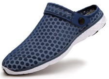 Damen Herren Clogs Pantoletten Atmungsaktiv Gartenschuhe PerforiertPl...