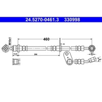 Bremsschlauch ATE 24.5270-0461.3 FüR Honda Accord VII