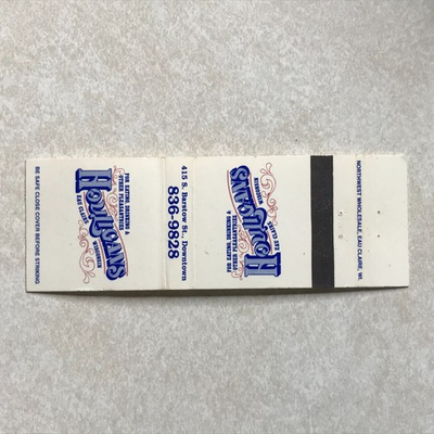 #ad M376 Matchbook Cover Houligans Eau Claire Wisconsin WI $4.99
