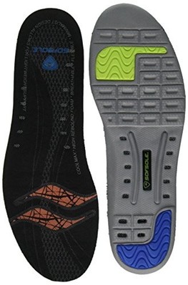 Sof Sole Thin Fit Medium Arch Lightweight Low Volume Mens Insole Size 7/8.5,