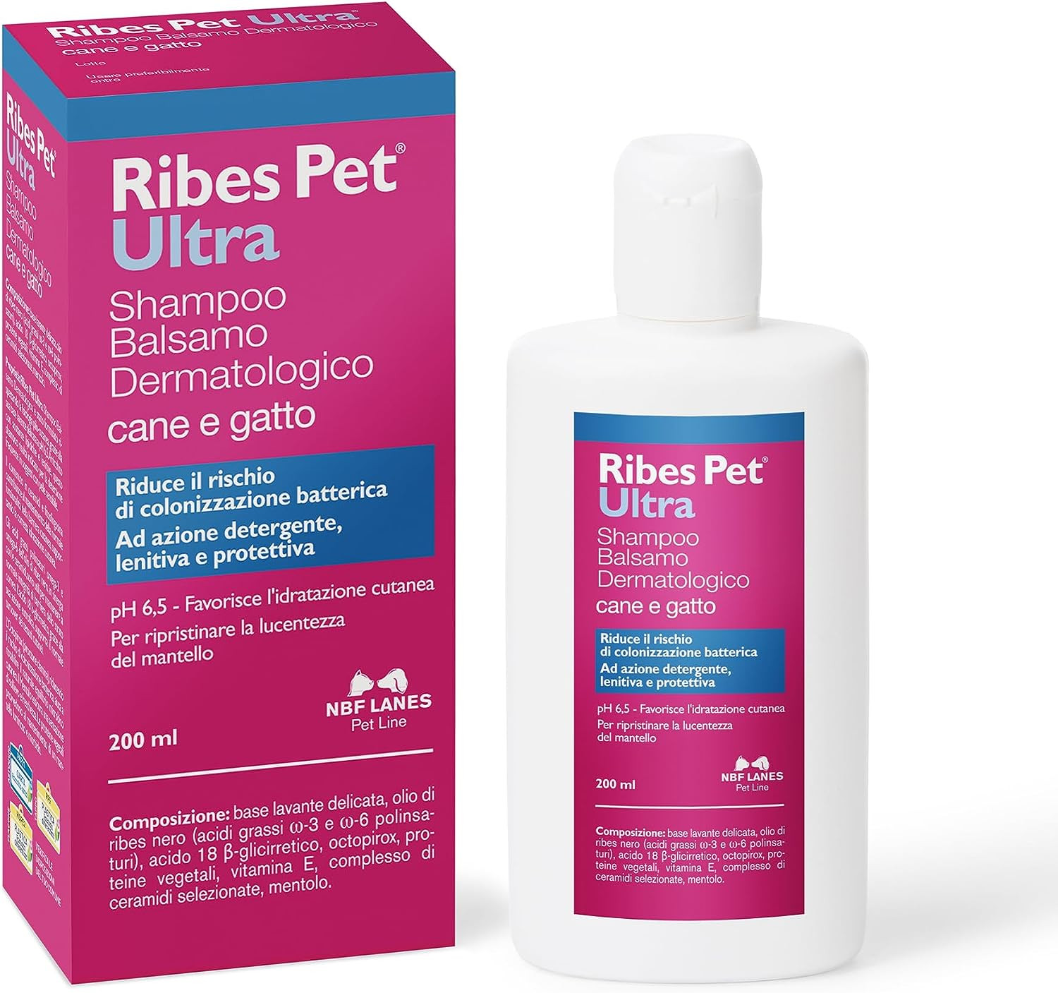 Ribes Pet Ultra Shampoo Balsamo 200ml - Il Miglior Rapporto Qualità Prezzo - 1