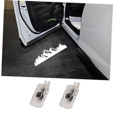 2 Pack LED Car Door Projector Courtesy Lights Ghost Shadow Welcome Lamp Sb