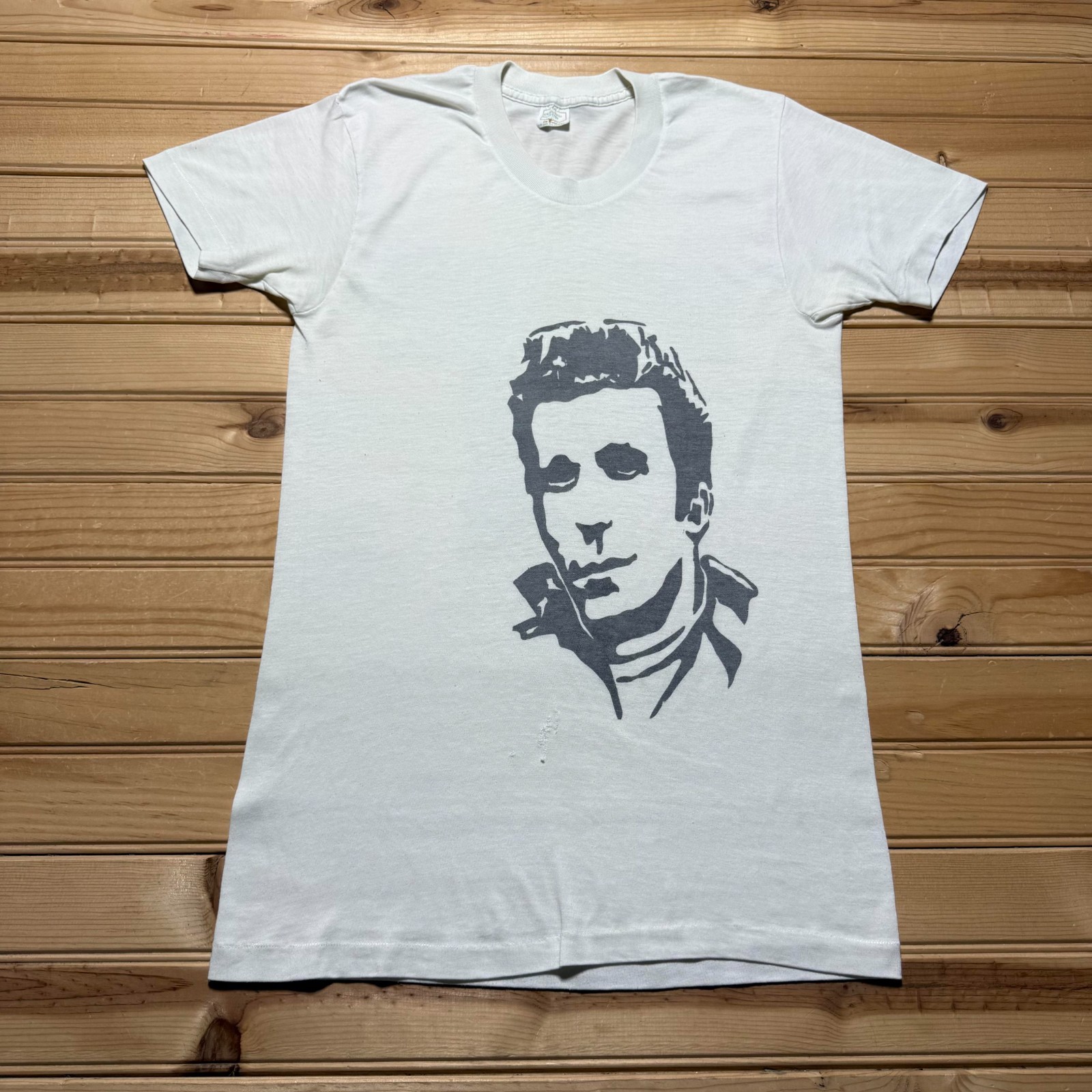 Vintage 70s James Dean Single Stitch Graphic T-Shirt Men's Size 40 Small