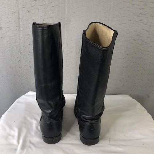 Justin Boots Womens Size 8B Black Leather Knee High Riding Western L3098 - Bild 13 von 24