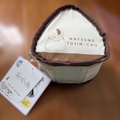 Natsume's Book of Friends Nyanko Sensei Onigiri Pouch Avail
