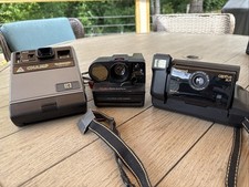 Vintage Instant Camera Lot: Kodak champ kodamatic, Polaroid Land Capriva SLR