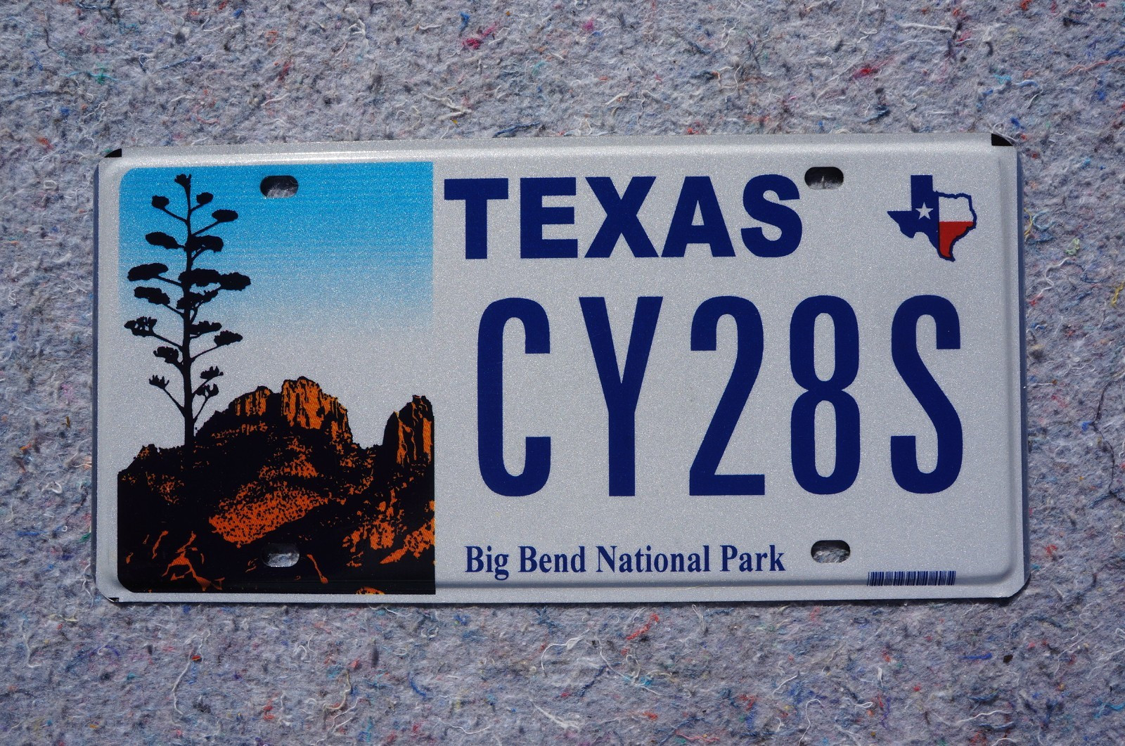 Texas BIG BEND NATIONAL PARK License Plate