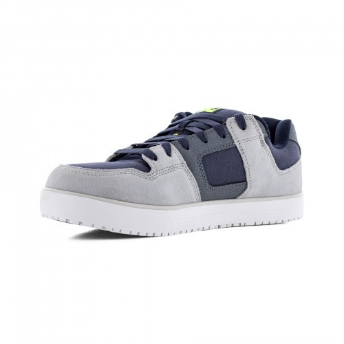 Chaussures de sécurité légères pour artisans PURE WORK S1PS, look baskets bleu gris - 3