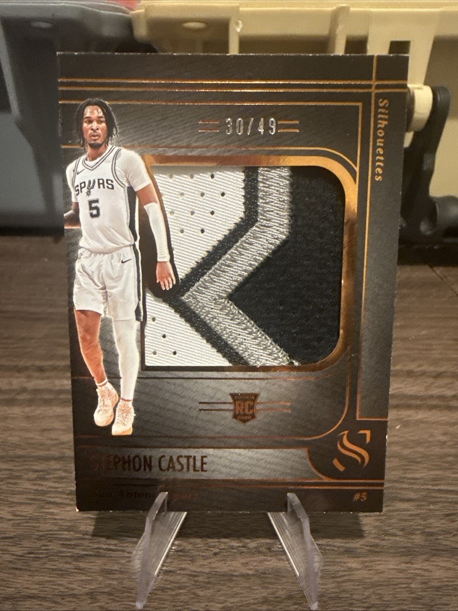 2024-25 Panini Silhouette Stephon Castle Bronze /49 Silhouettes 