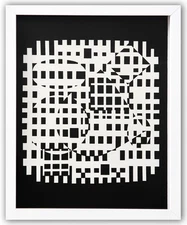 Victor Vasarely- Heliogravure Print "Untitled"