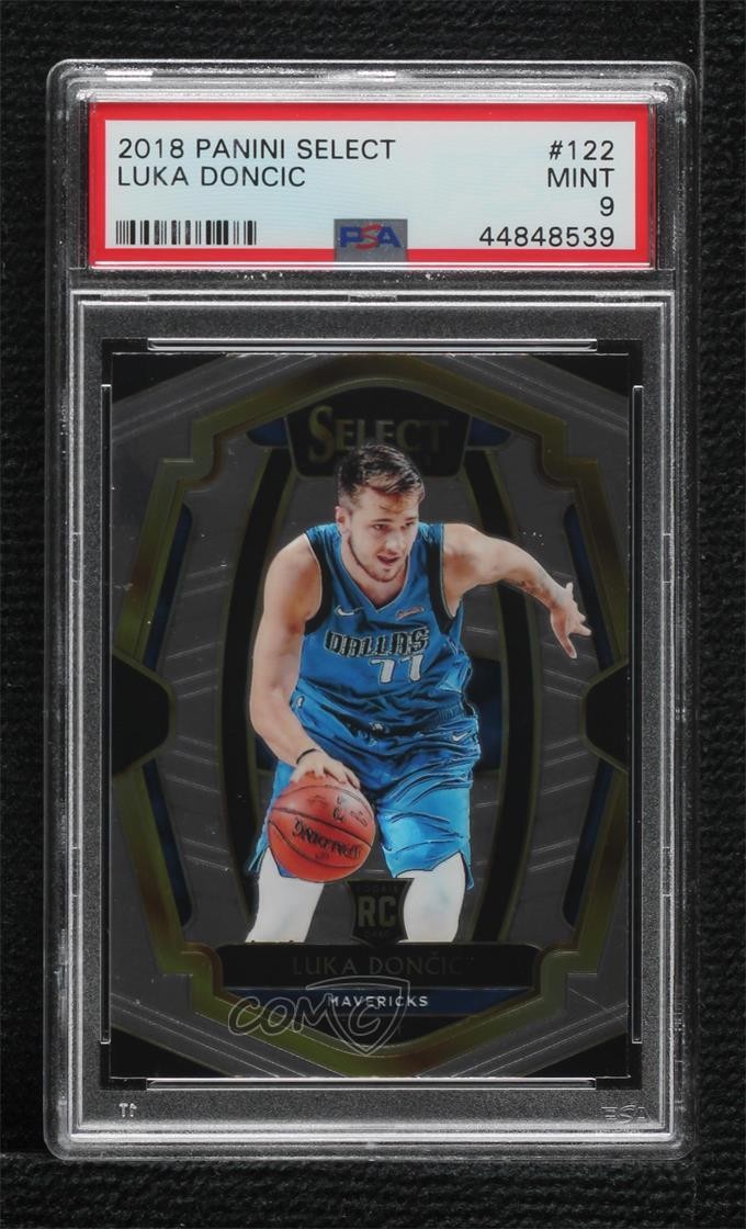 2018-19 Panini Select Premier Level Luka Doncic #122 PSA 9 MINT 17fl